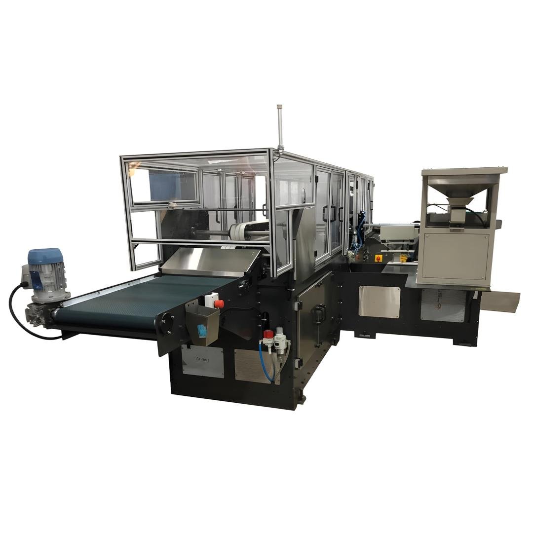 Spout-Inserting and Sealing Machine